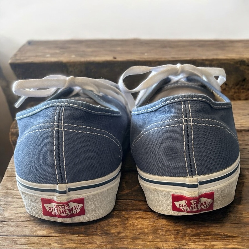 Vans Classic Blue and White Sneakers - Picture 3 of 7